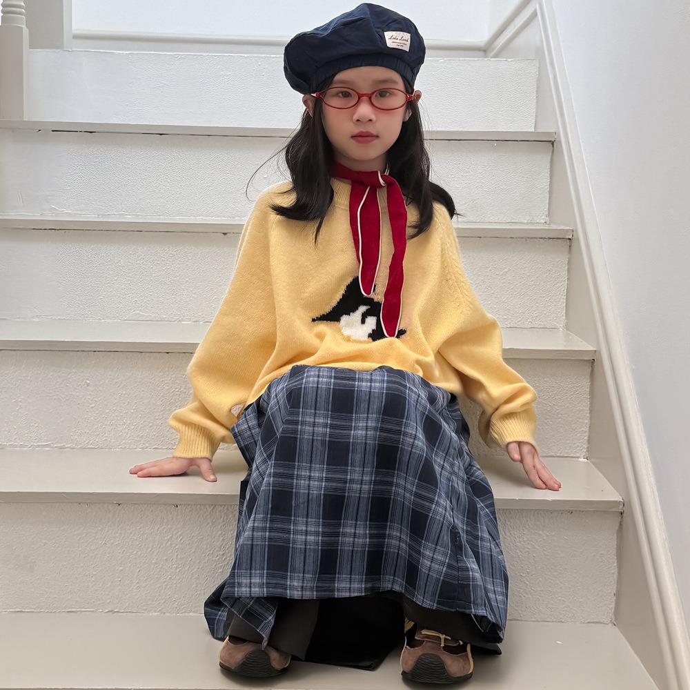 卡通企鵝毛衣S508409-細節圖2