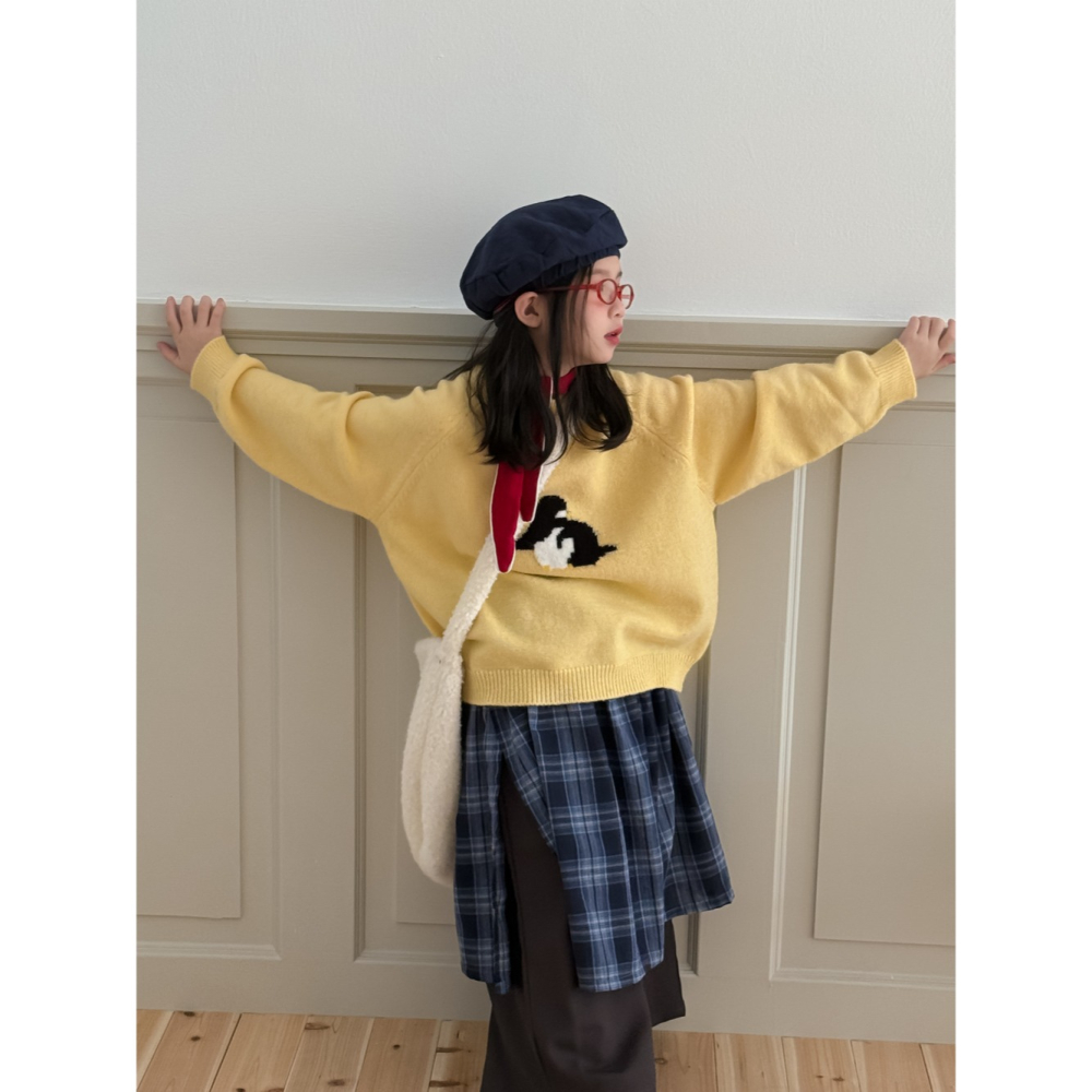 卡通企鵝毛衣S508409-細節圖4