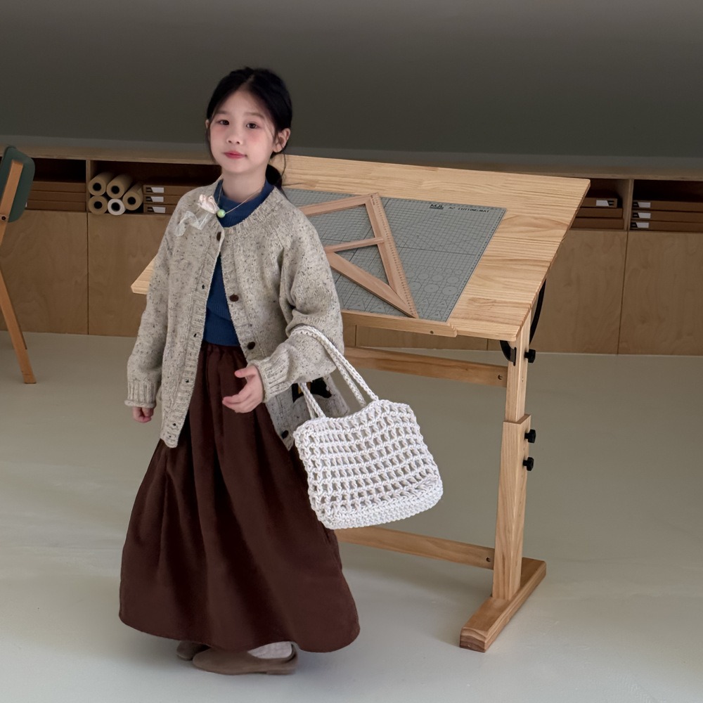 口袋拼色芝麻點毛衣S508417-細節圖5