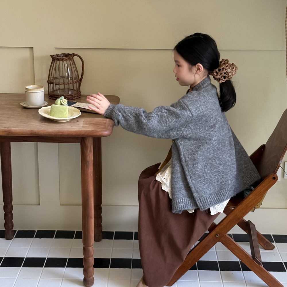 小花毛衣開衫S508422-細節圖5