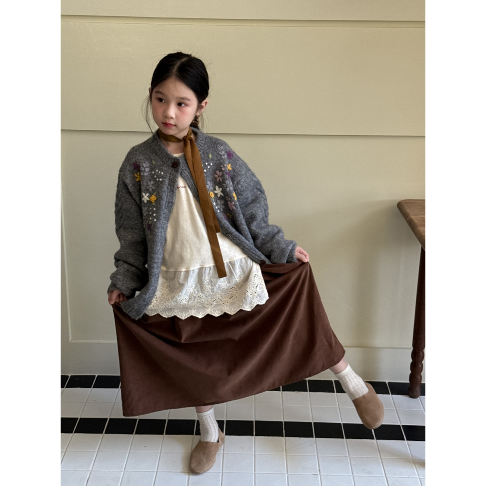 小花毛衣開衫S508422-細節圖7