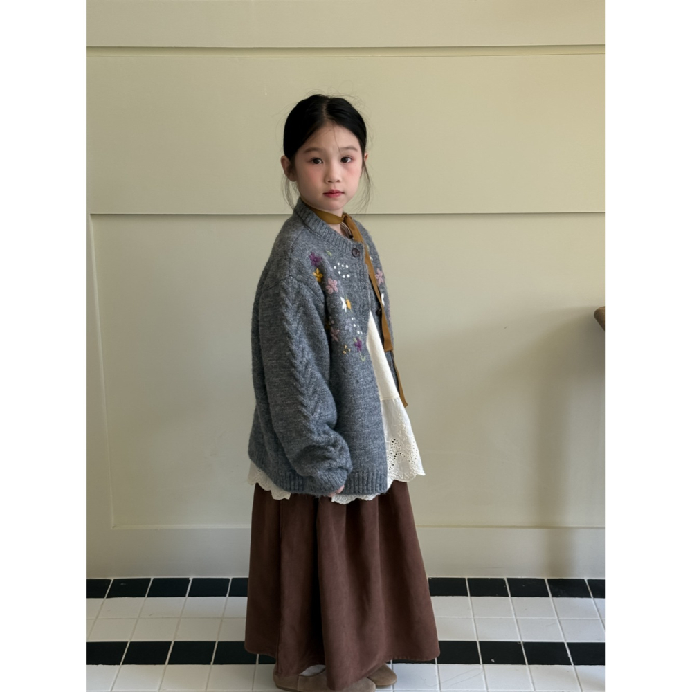 小花毛衣開衫S508422-細節圖8