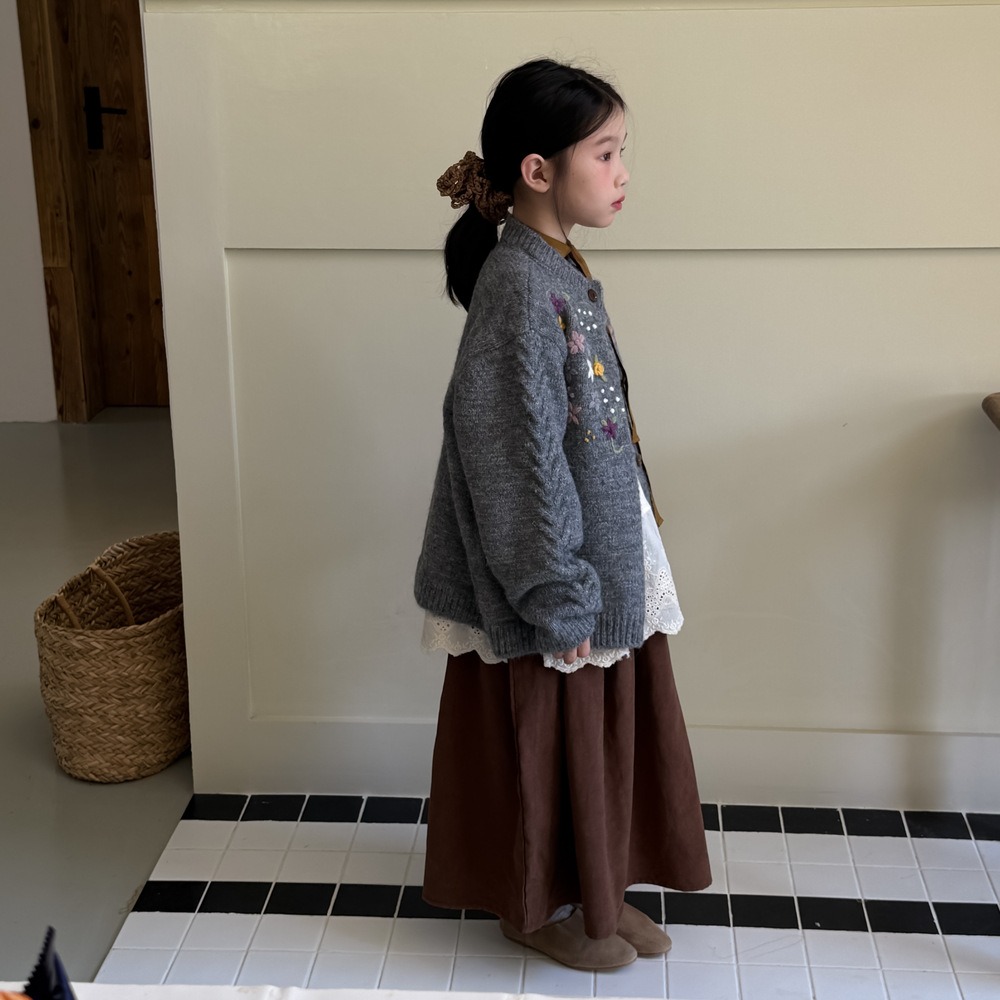 小花毛衣開衫S508422-細節圖9