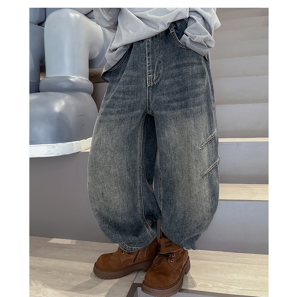 寬鬆休閒牛仔褲S508427-細節圖6