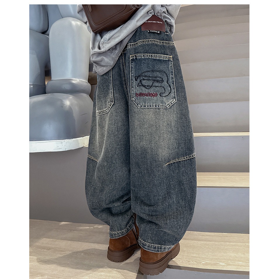 寬鬆休閒牛仔褲S508427-細節圖11