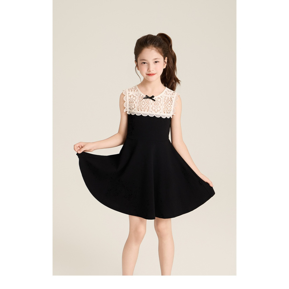 親子-蕾絲拼接無袖連衣裙S509201-細節圖11