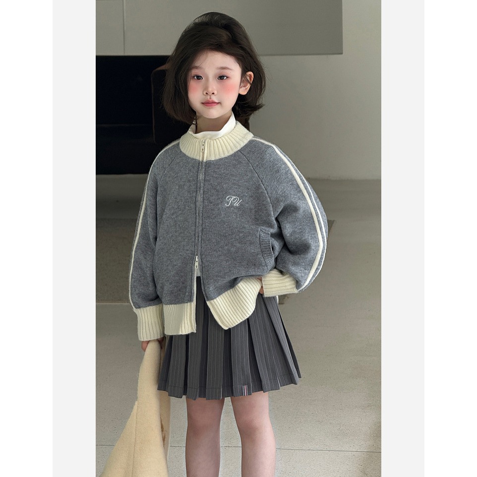 親子-學院風立體百褶裙S509207-細節圖8