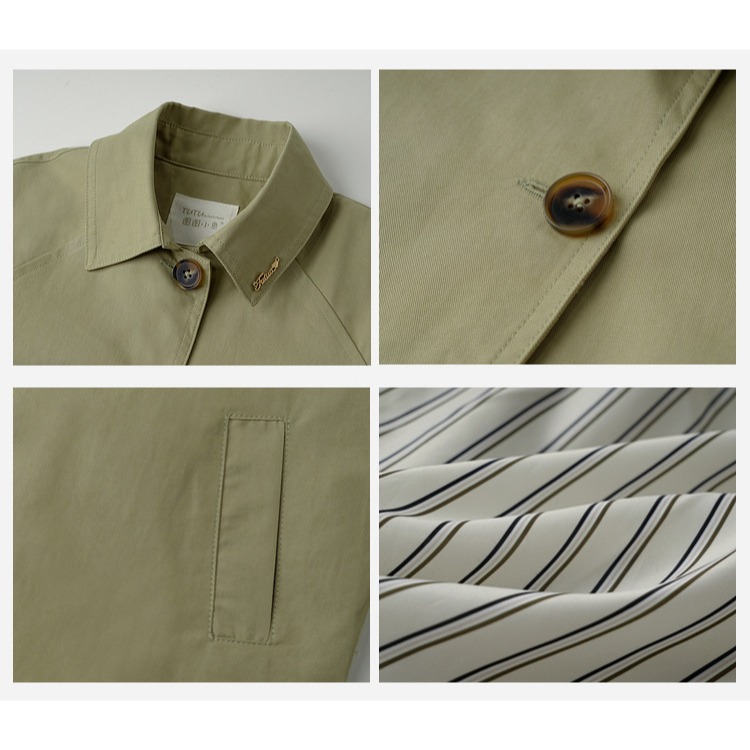 親子-英倫氣質風衣S509208-細節圖4