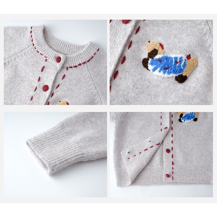 綿羊毛開衫S509213-細節圖4