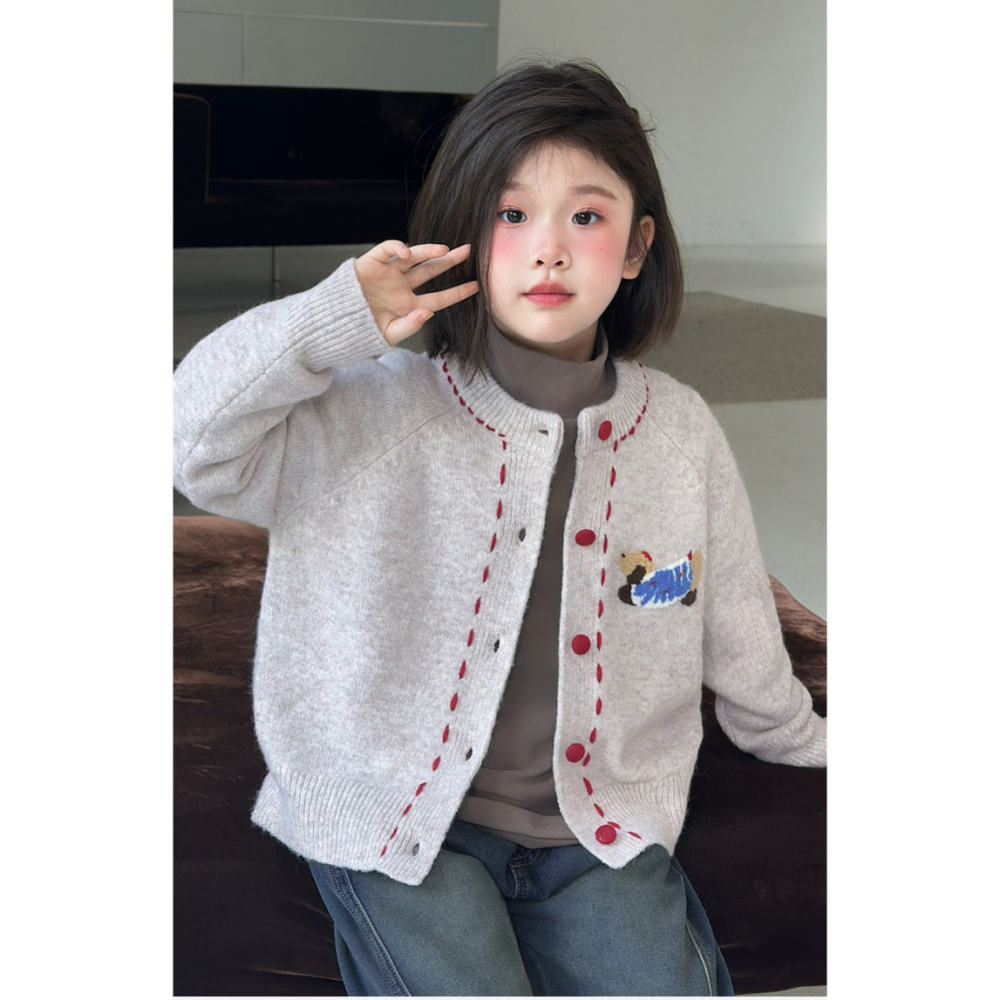 綿羊毛開衫S509213-細節圖5