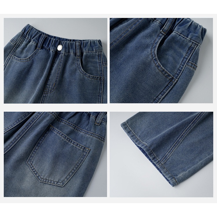 立體拼接闊腿褲S509214-細節圖5