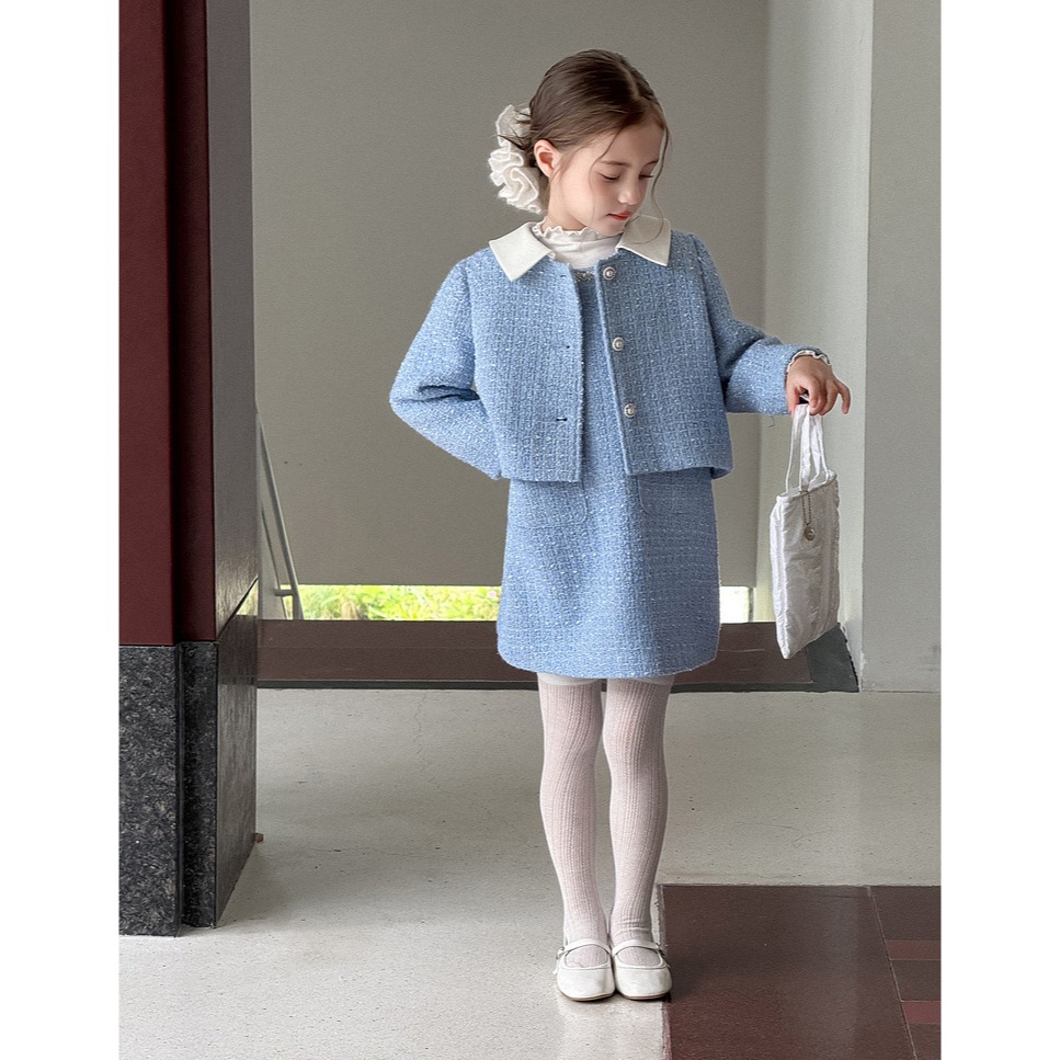 親子-小香風羊毛外套S509220-細節圖4