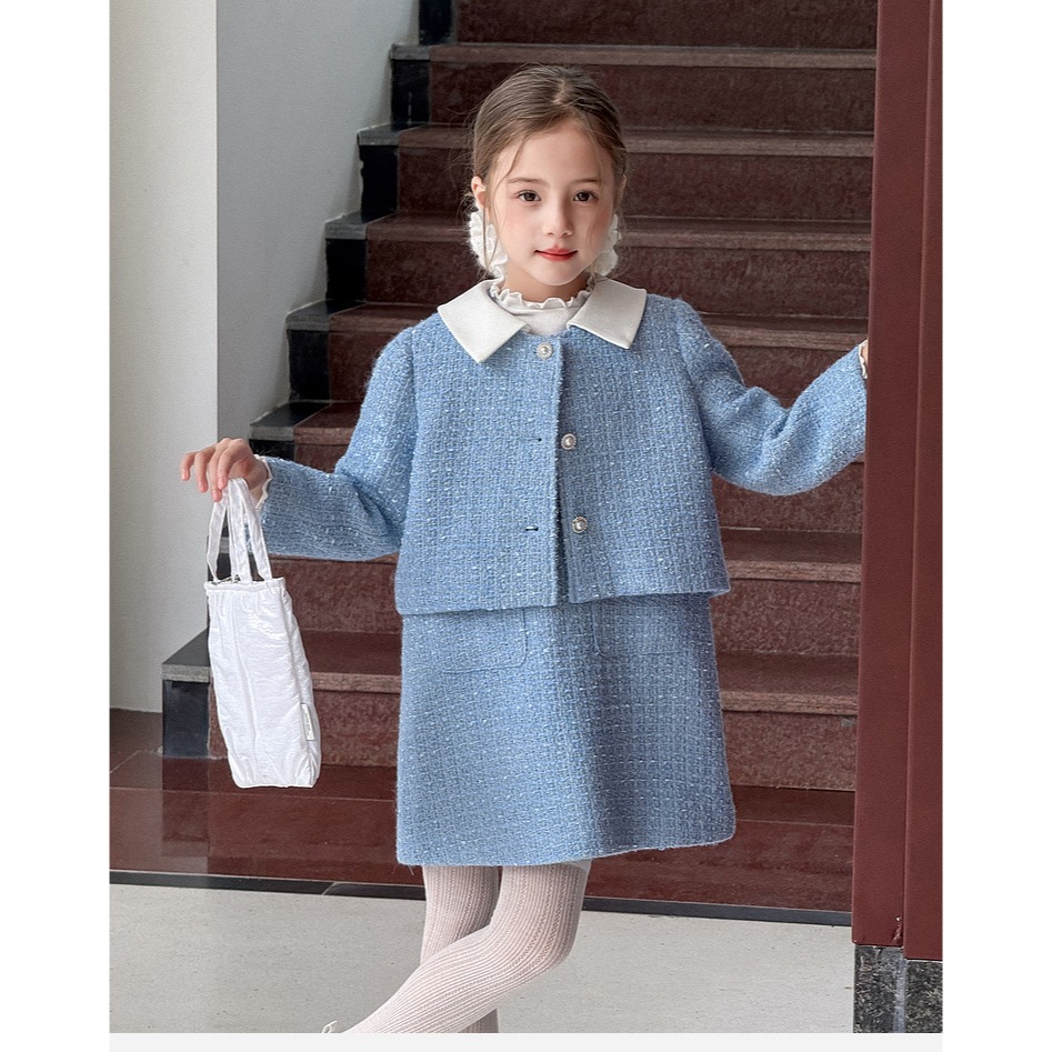 親子-小香風羊毛外套S509220-細節圖8