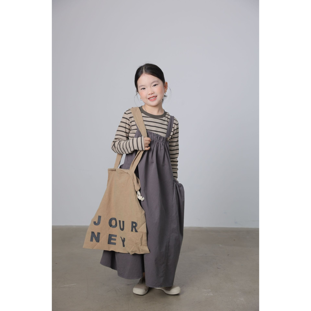 親子-日系大口袋背帶裙S509301-細節圖5