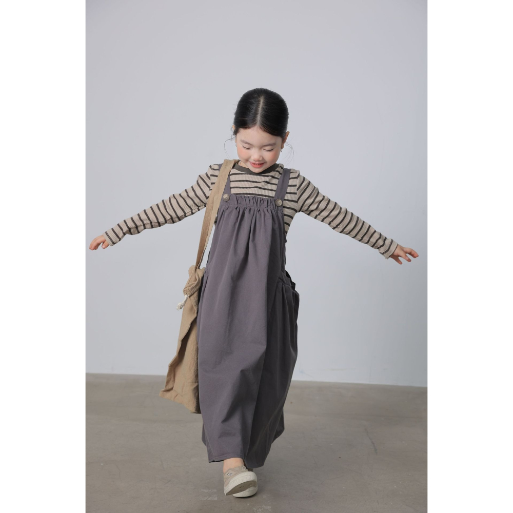 親子-日系大口袋背帶裙S509301-細節圖8