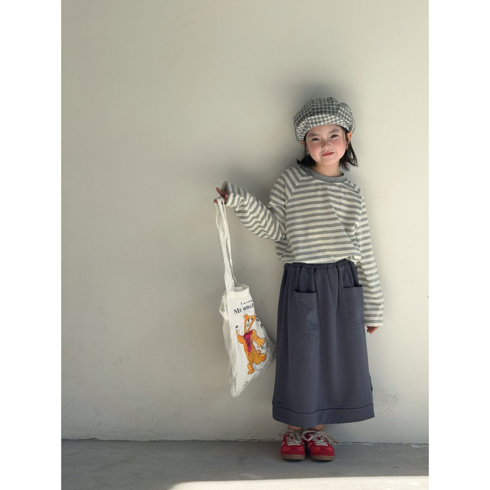 親子-日系條紋T恤插肩上衣S509302-細節圖6