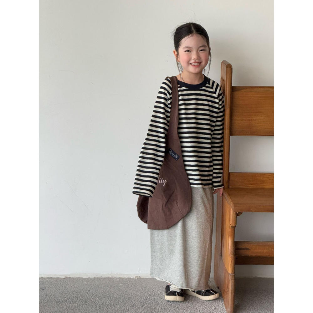 親子-日系毛邊長裙S509303-細節圖7