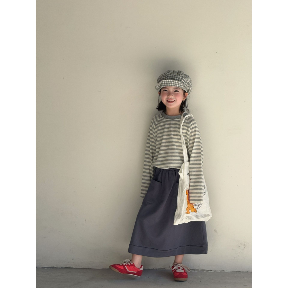 日系前口袋半身裙S509304-細節圖4