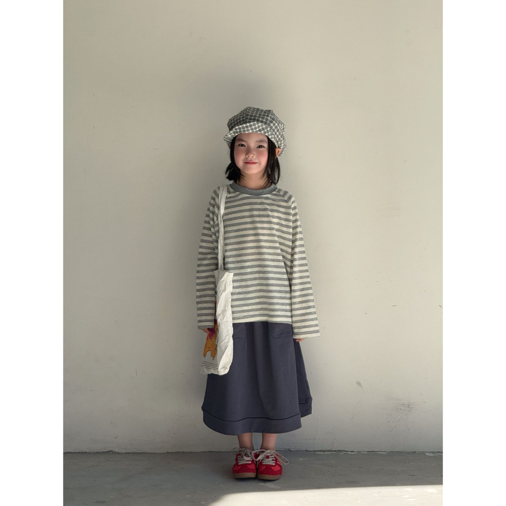 日系前口袋半身裙S509304-細節圖6