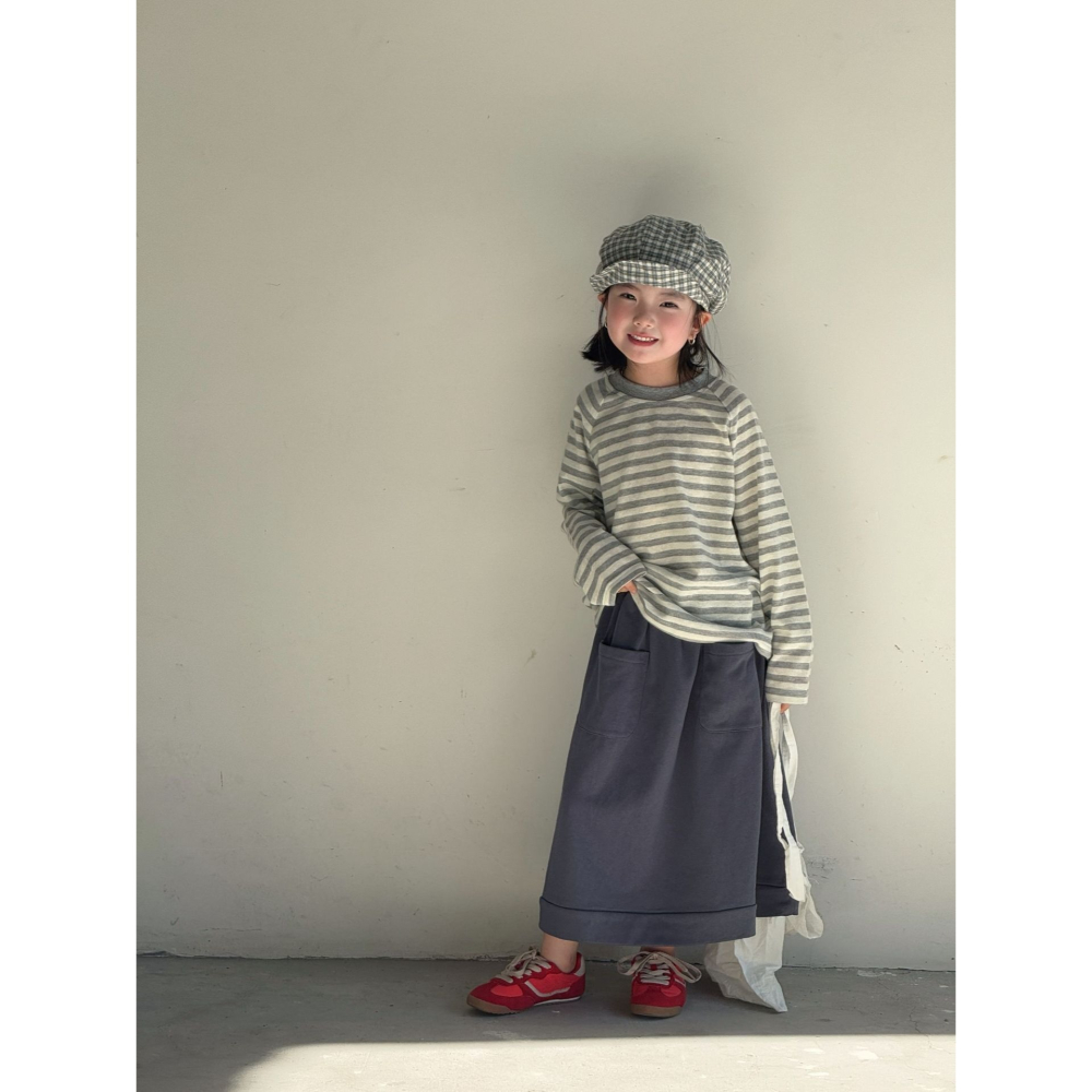 日系前口袋半身裙S509304-細節圖9