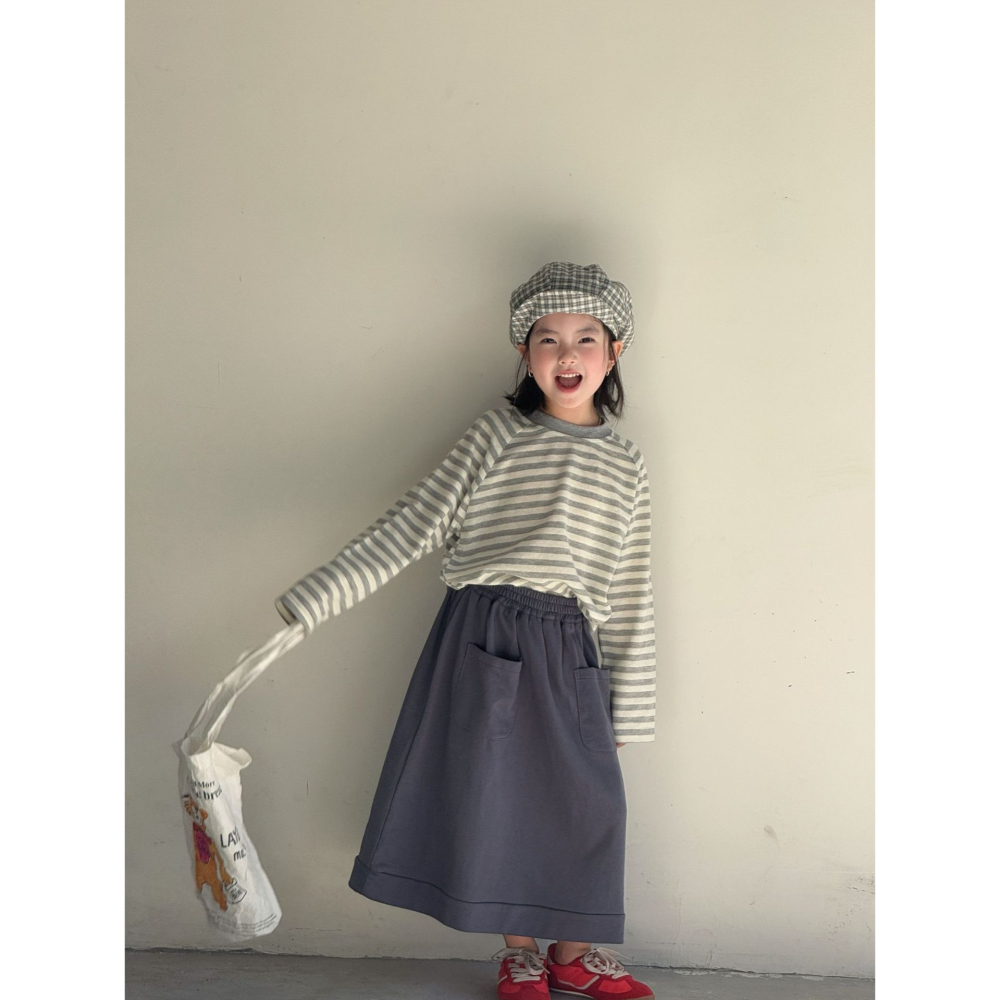 日系前口袋半身裙S509304-細節圖11