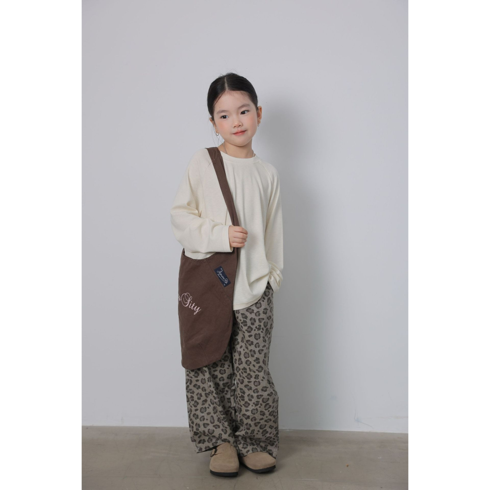 親子-豹紋梭織直筒褲S509306-細節圖6