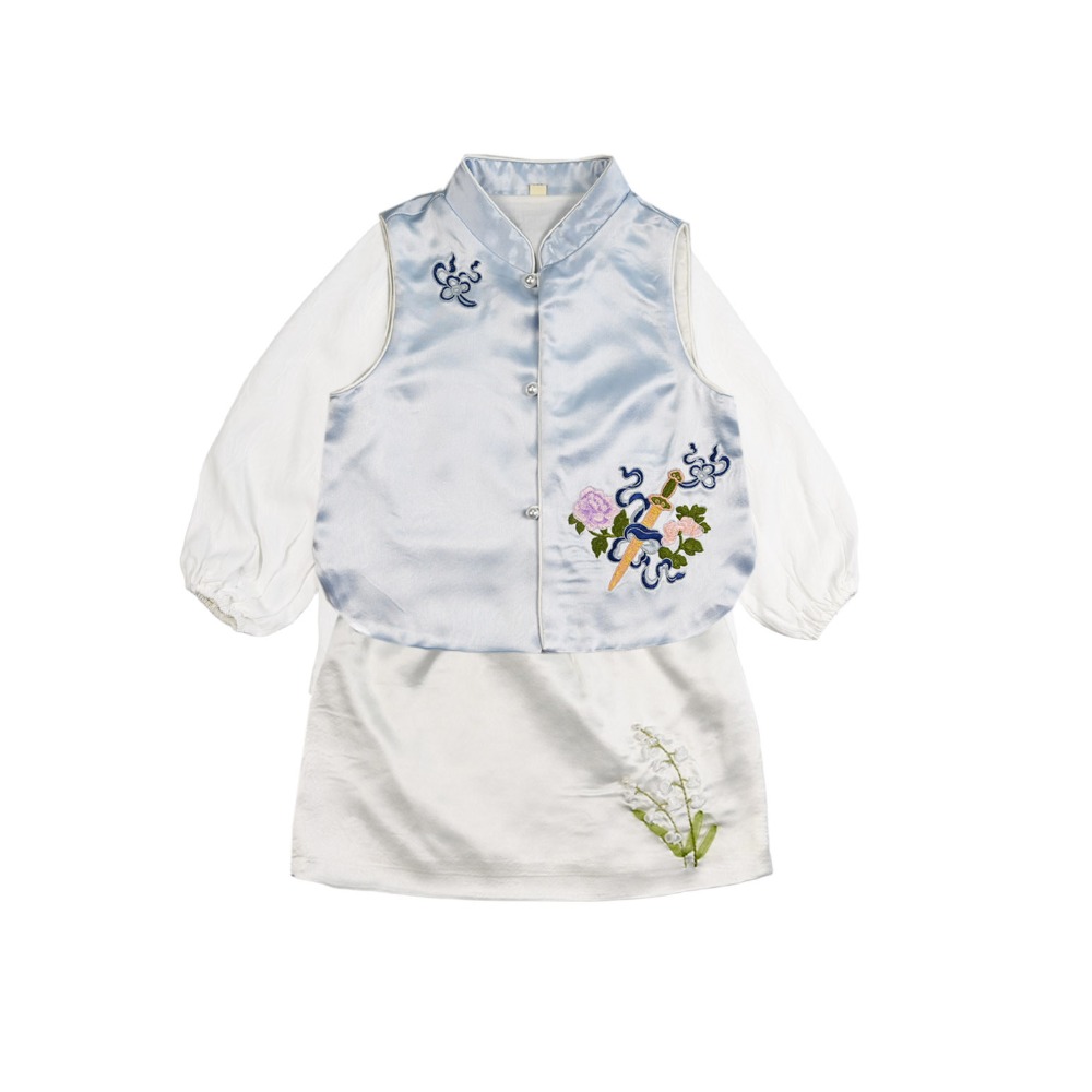 手足-八仙刺繡唐裝S509318-規格圖11