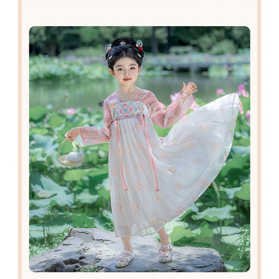 海天霞古風襦裙S509329-細節圖2