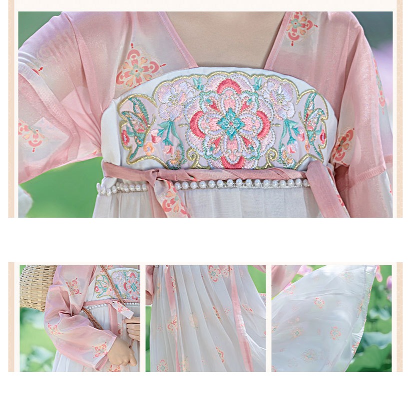 海天霞古風襦裙S509329-細節圖7