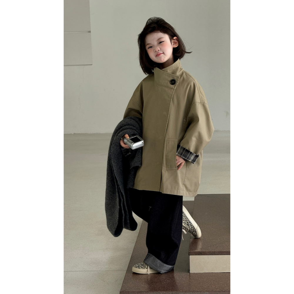 親子-簡約風衣外套S509401-細節圖5