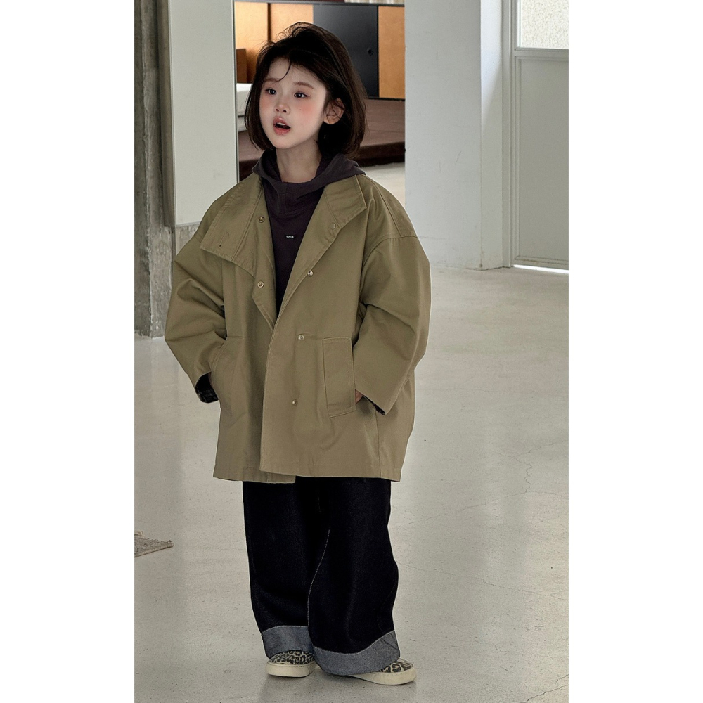 親子-簡約風衣外套S509401-細節圖7