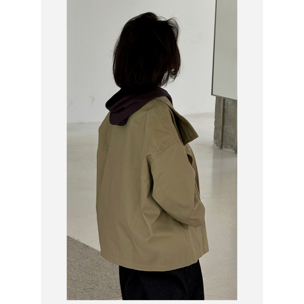 親子-簡約風衣外套S509401-細節圖8