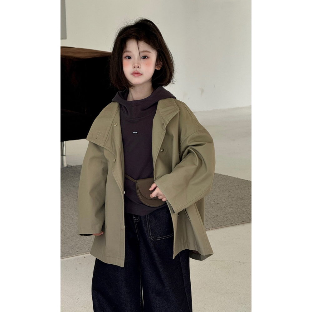 親子-簡約風衣外套S509401-細節圖9