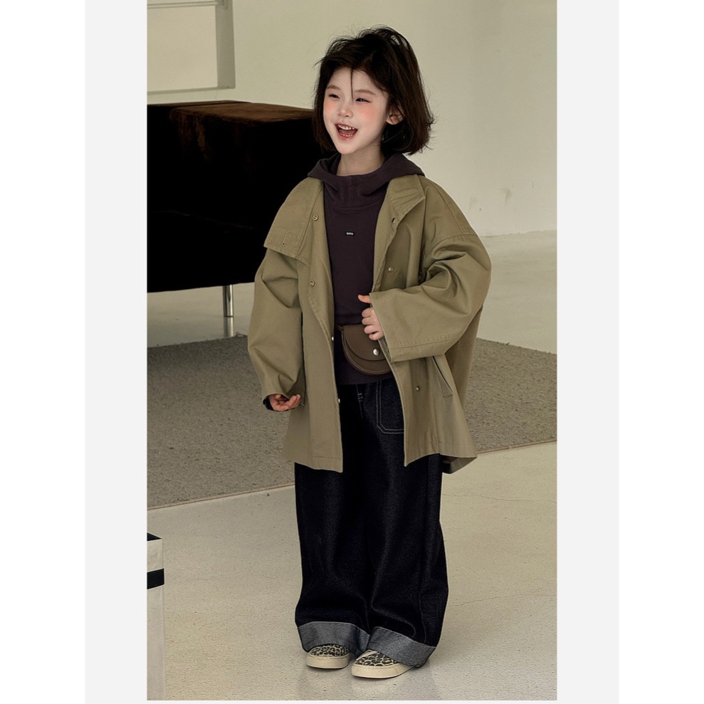 親子-簡約風衣外套S509401-細節圖10