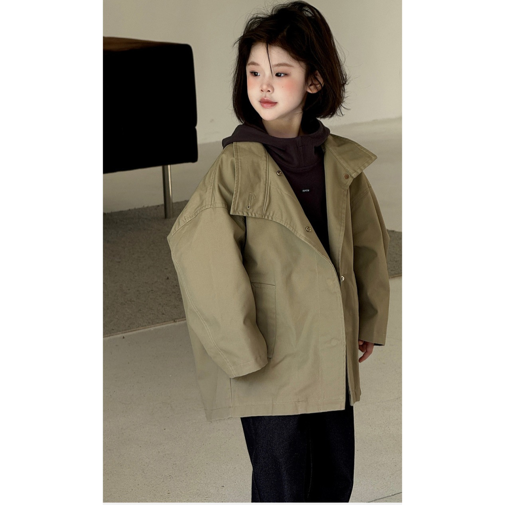 親子-簡約風衣外套S509401-細節圖11
