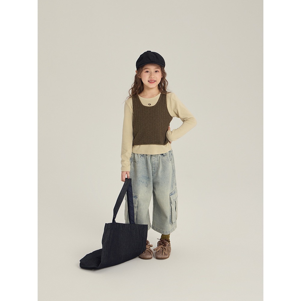 大口袋工人牛仔褲S509403-細節圖4