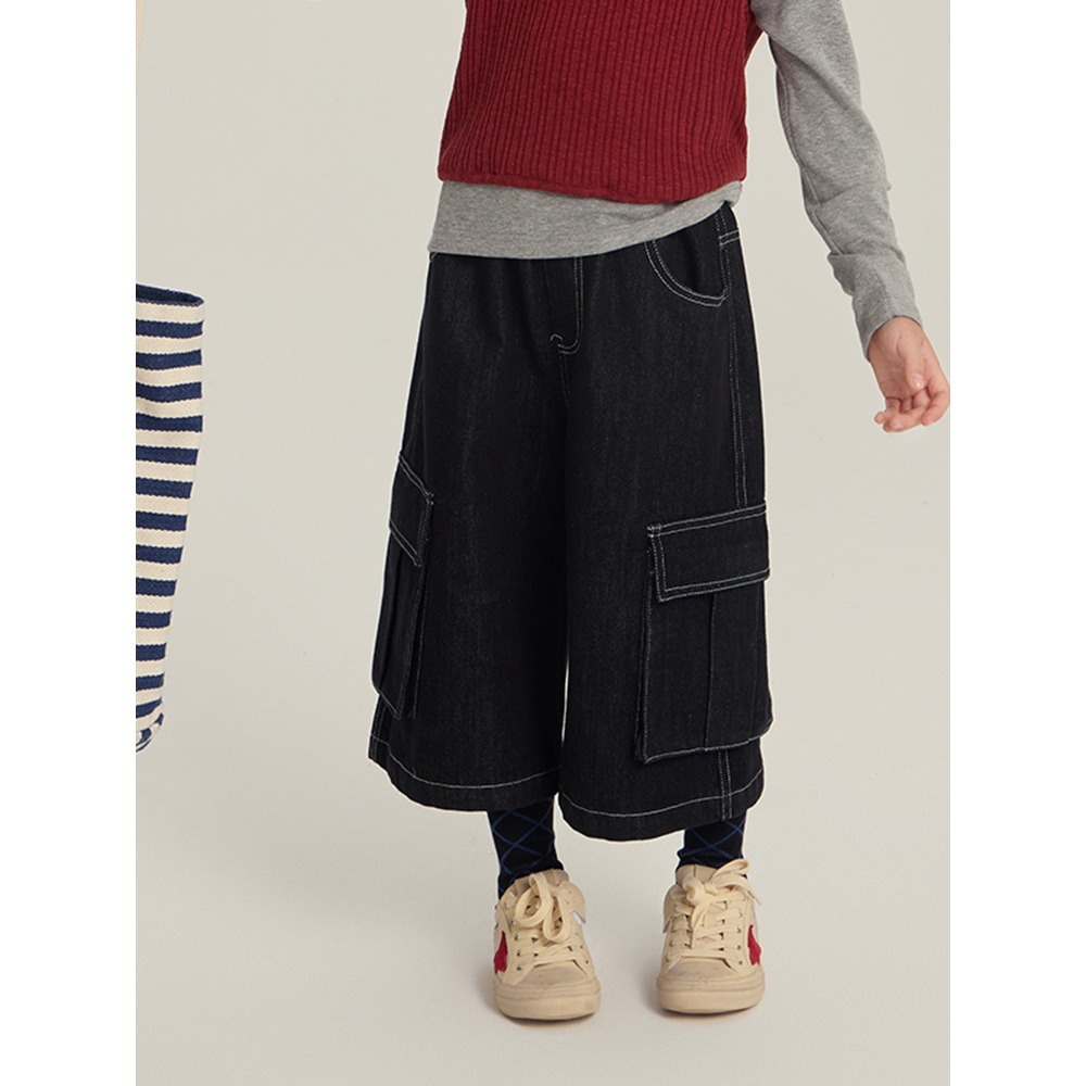 大口袋工人牛仔褲S509403-細節圖11
