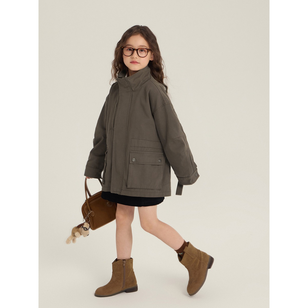 復古工裝風衣外套S509405-細節圖2