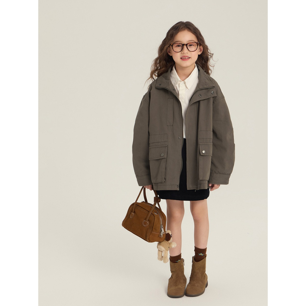 復古工裝風衣外套S509405-細節圖4