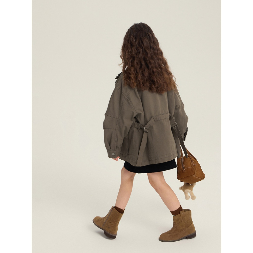 復古工裝風衣外套S509405-細節圖5