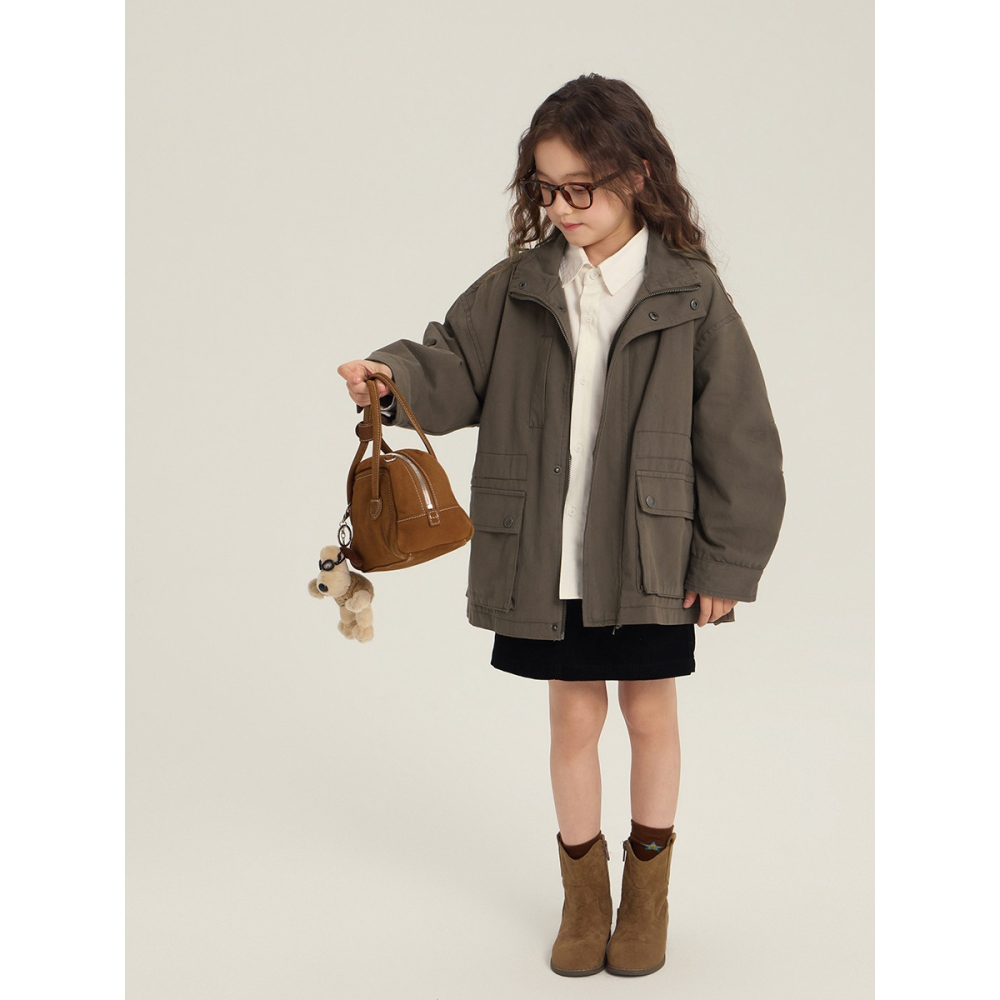 復古工裝風衣外套S509405-細節圖6