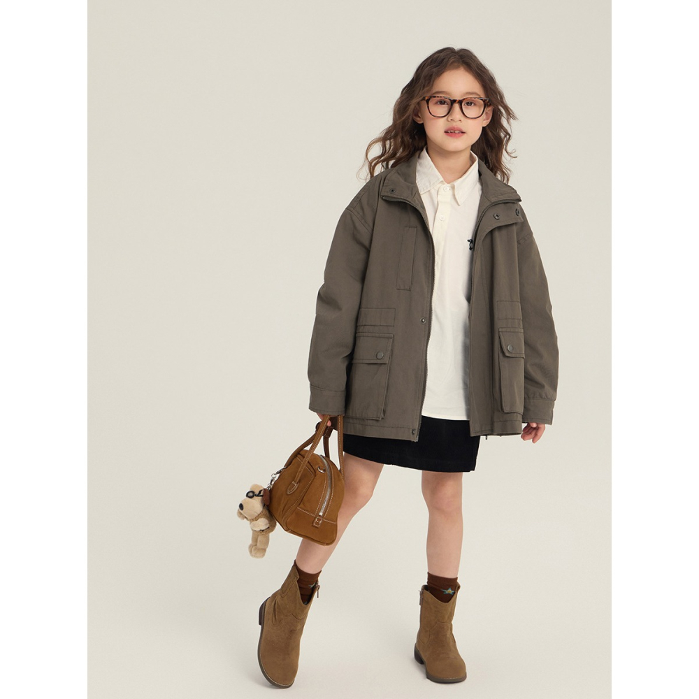 復古工裝風衣外套S509405-細節圖7