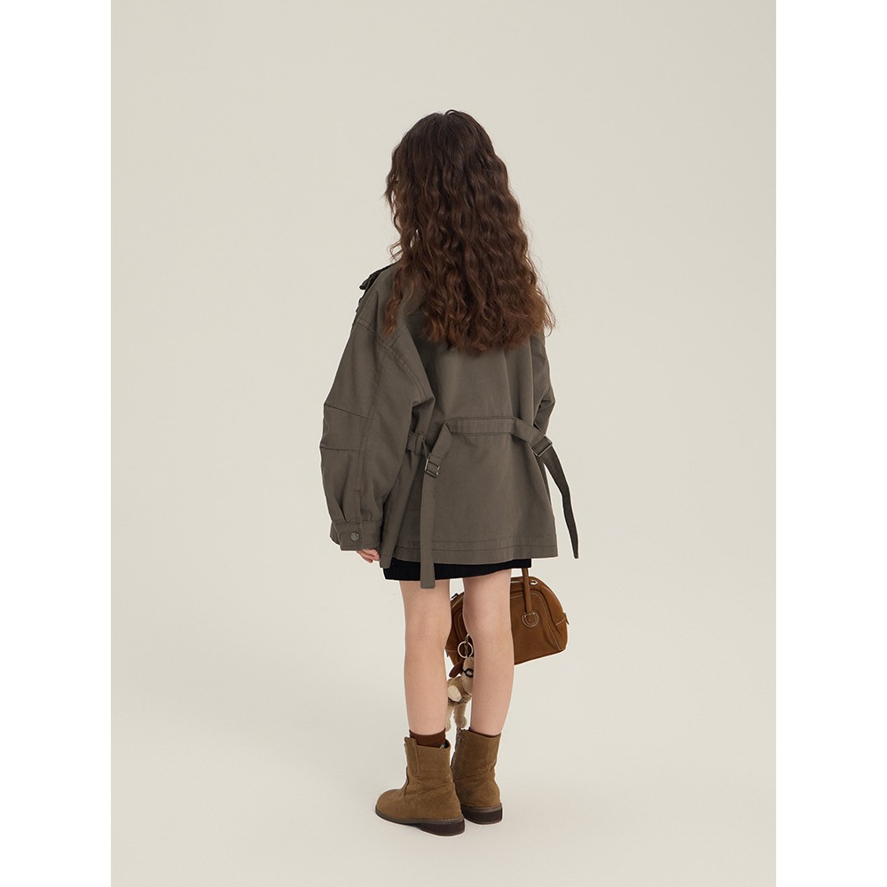 復古工裝風衣外套S509405-細節圖8