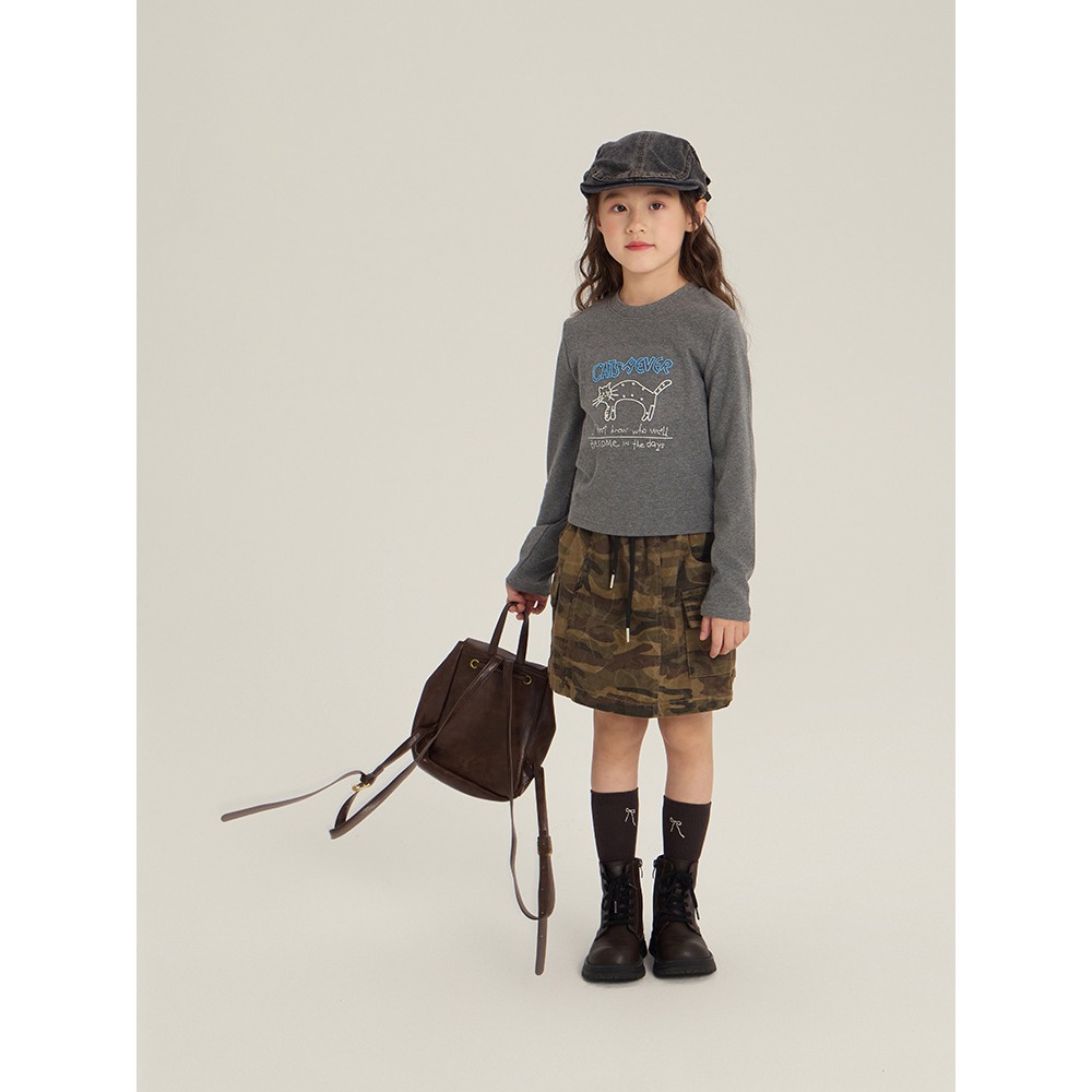 工裝迷彩半身裙S509407-細節圖4