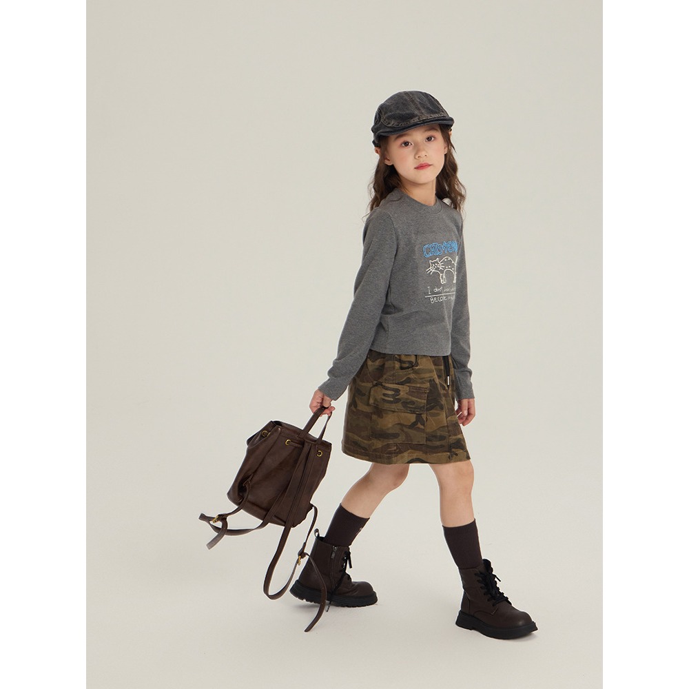 工裝迷彩半身裙S509407-細節圖6