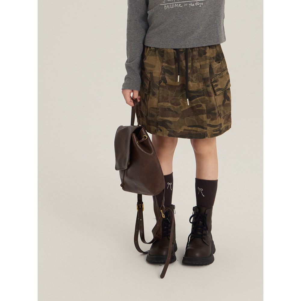 工裝迷彩半身裙S509407-細節圖10