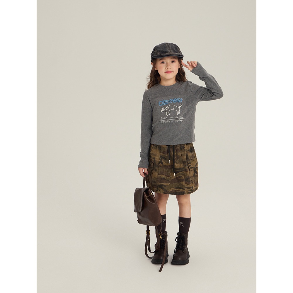 工裝迷彩半身裙S509407-細節圖11