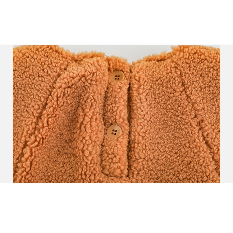 鬼臉南瓜加絨背心S509413-細節圖3