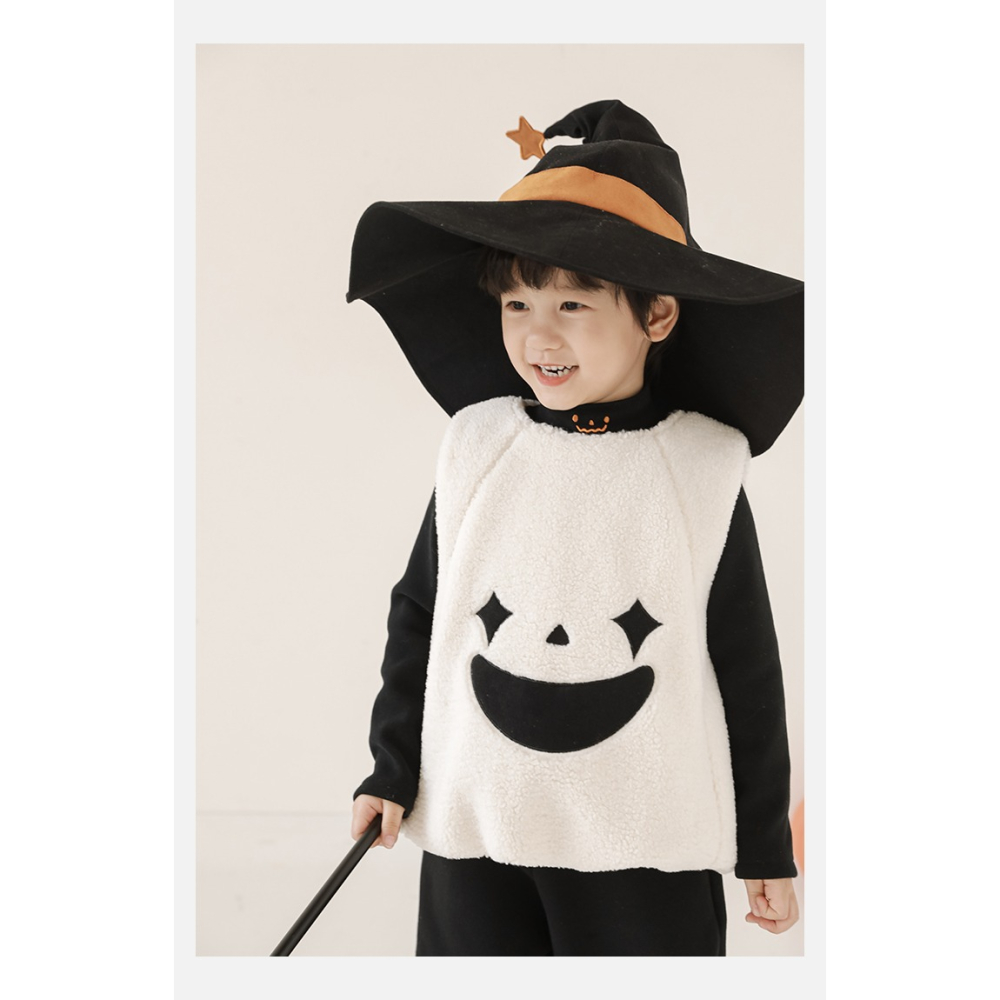 鬼臉南瓜加絨背心S509413-細節圖6