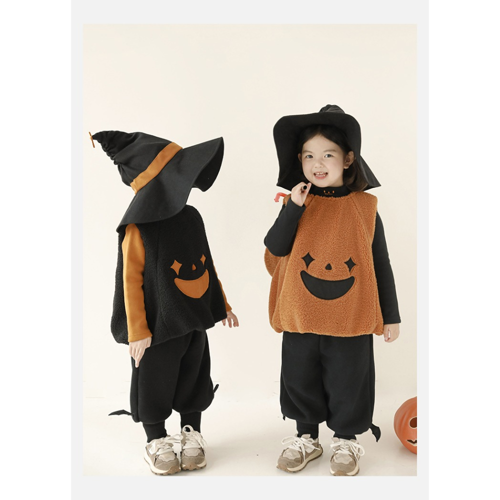 鬼臉南瓜加絨背心S509413-細節圖8